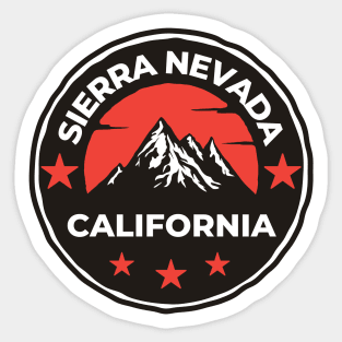 Sierra Nevada California - Travel Sticker